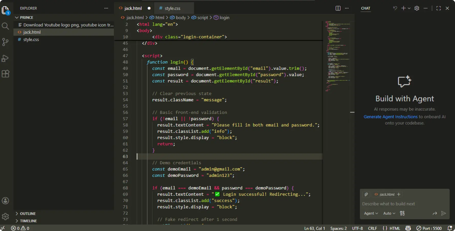 Frontend/Full-Stack Development